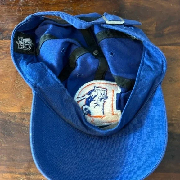 Denver Broncos Women's Adjustable Blue Cap 47 Brand NFL Hat - Picture 5 of 9